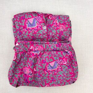 Printfresh! Short Pajama Set! 1X! Perfect Condition! Pattern Shown.